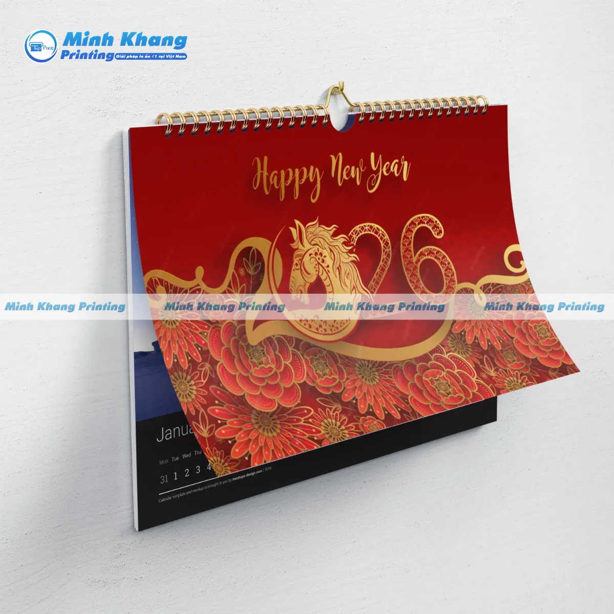 In Lịch Treo Tường Giá Rẻ, Theo Yêu Cầu TPHCM & Hà Nội