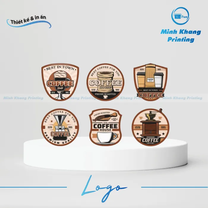 In Logo Dán Ly Nhựa Giá Rẻ, Số Lượng Ít Tại HCM & Hà Nội