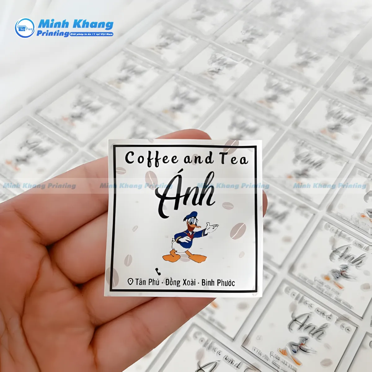 In Logo Dán Ly Nhựa Giá Rẻ, Số Lượng Ít Tại HCM & Hà Nội