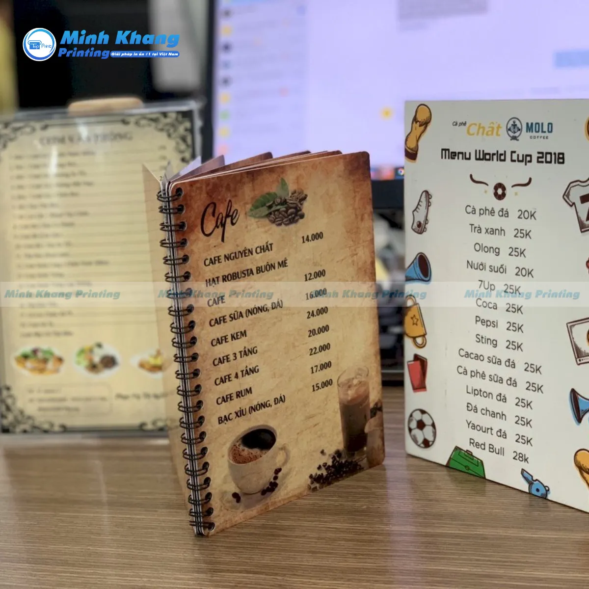 Top 25+ Mẫu Menu Nhựa PVC Chồng Nước Đẹp & Bền Bỉ