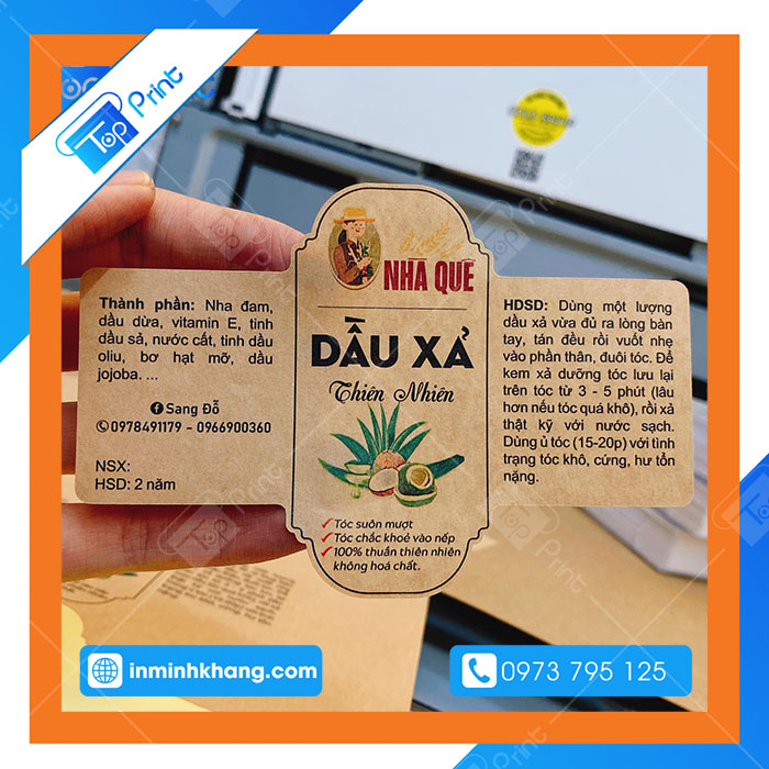 10+ Mẫu Tem Nhãn Dán Chai Lọ Độc Đáo, Bắt Mắt
