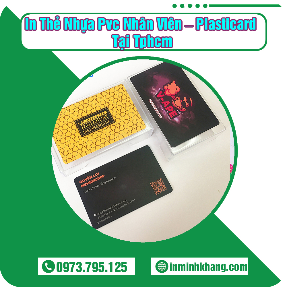 In Thẻ Nhựa Pvc Nhân Viên – Plasticard Tại Tphcm