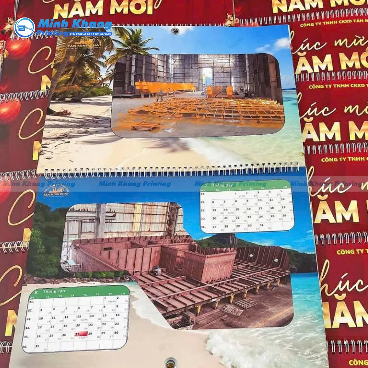 Top 50+ Mẫu Lịch Treo Tường 7 Tờ Đẹp & Báo Giá In Nhanh
