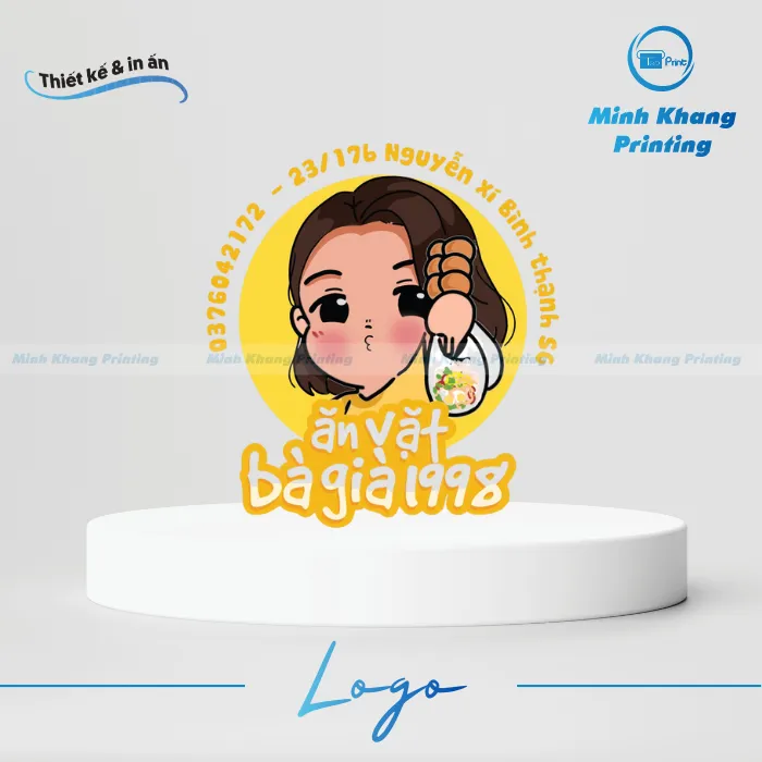 99+ Mẫu Logo Ăn Vặt Đẹp, Dễ Thương & Thu Hút Khách