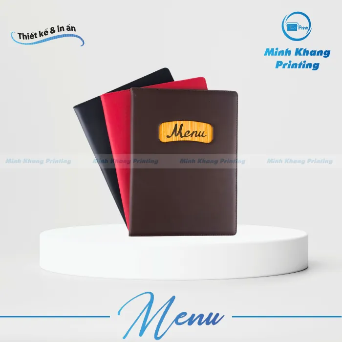 TOP 35+ Mẫu Menu Bìa Da Thiết Kế Đẹp Sang Trọng