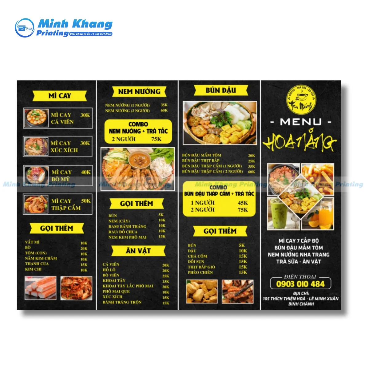 25+ Mẫu Menu Bún Đậu Đẹp, Bình Dân & Dễ Thu Hút Khách