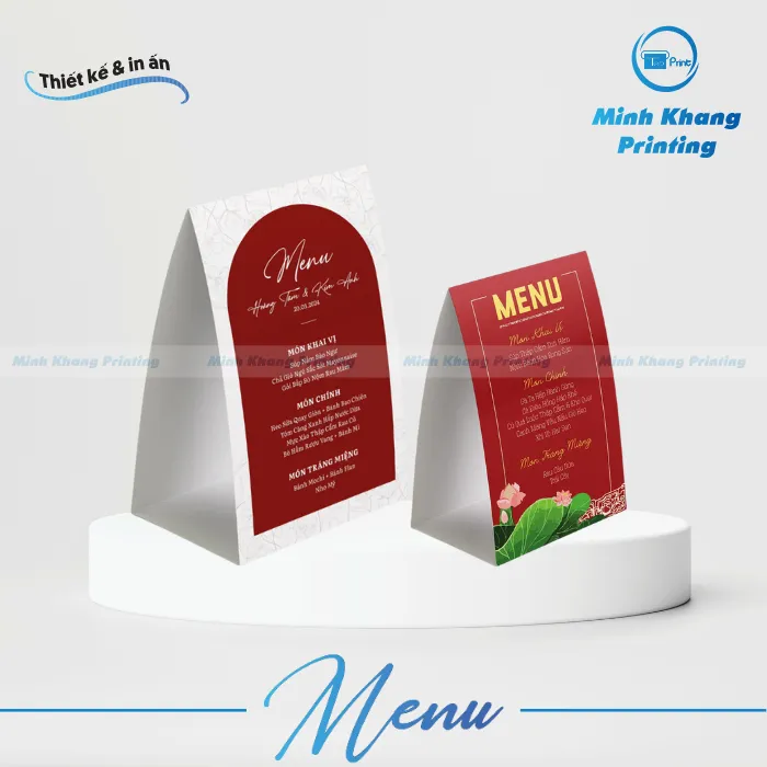 50+ Mẫu Menu Đám Cưới Đẹp, Sang Trọng & Ấn Tượng