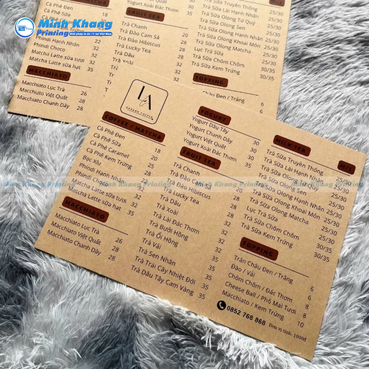 25+ Mẫu Menu Giấy Kraft Đẹp, Thiết Kế Cổ Điển & Đẹp