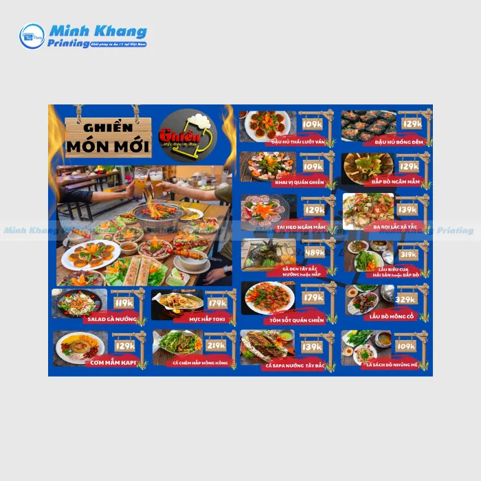 50+ Mẫu Menu Quán Nhậu Bia Độc Lạ, Thu Hút Khách Hàng