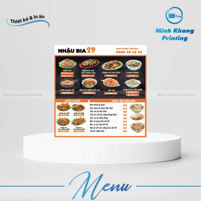 50+ Mẫu Menu Quán Nhậu Bia Độc Lạ, Thu Hút Khách Hàng