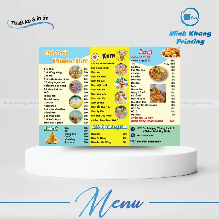 55+ Mẫu Menu Quán Chè Đẹp Mắt, Hút Mắt & Ấn Tượng