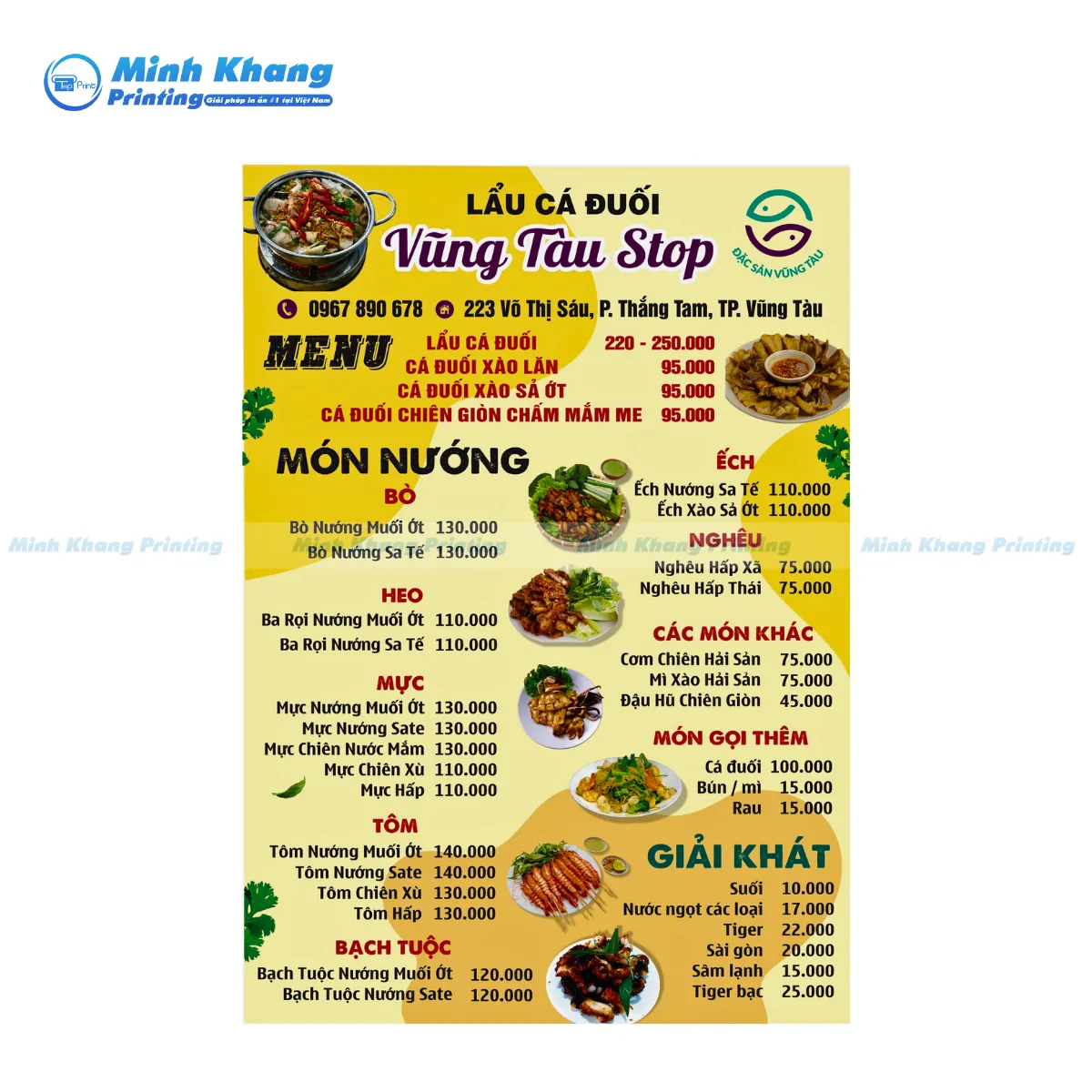 25+ Mẫu Menu Quán Lẩu Chuyên Nghiệp, Thu Hút Khách Hàng