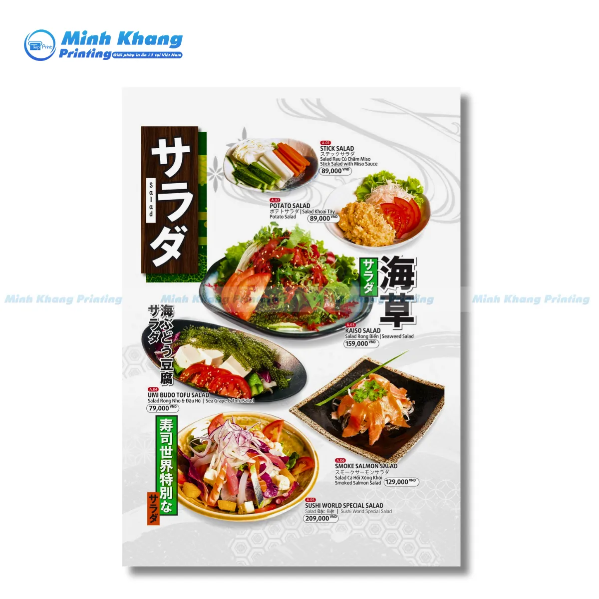 20+ Mẫu Menu Quán Nhật Bản Độc Đáo, Phong Cách & Đẹp