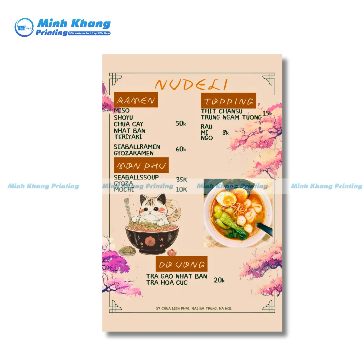 20+ Mẫu Menu Quán Nhật Bản Độc Đáo, Phong Cách & Đẹp