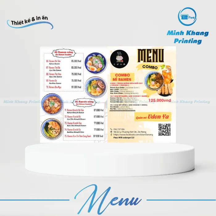 20+ Mẫu Menu Quán Nhật Bản Độc Đáo, Phong Cách & Đẹp