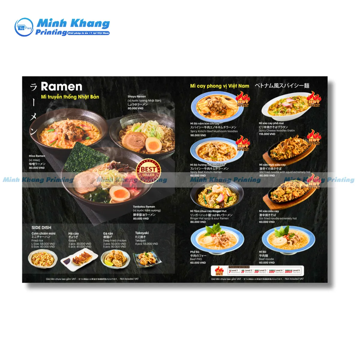 20+ Mẫu Menu Quán Nhật Bản Độc Đáo, Phong Cách & Đẹp