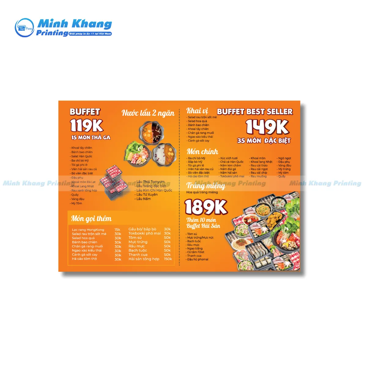 30+ Mẫu Menu Quán Nướng Đẹp & Hút Mắt Người Xem