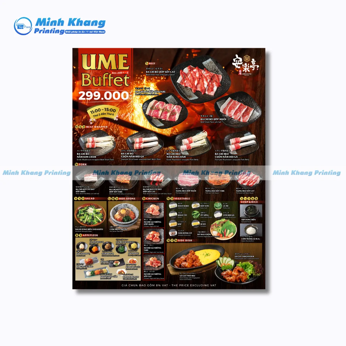 30+ Mẫu Menu Quán Nướng Đẹp & Hút Mắt Người Xem