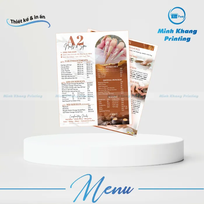 99+ Mẫu Menu Tiệm Nail Đẹp, Thu Hút Khách & Chuyên Nghiệp
