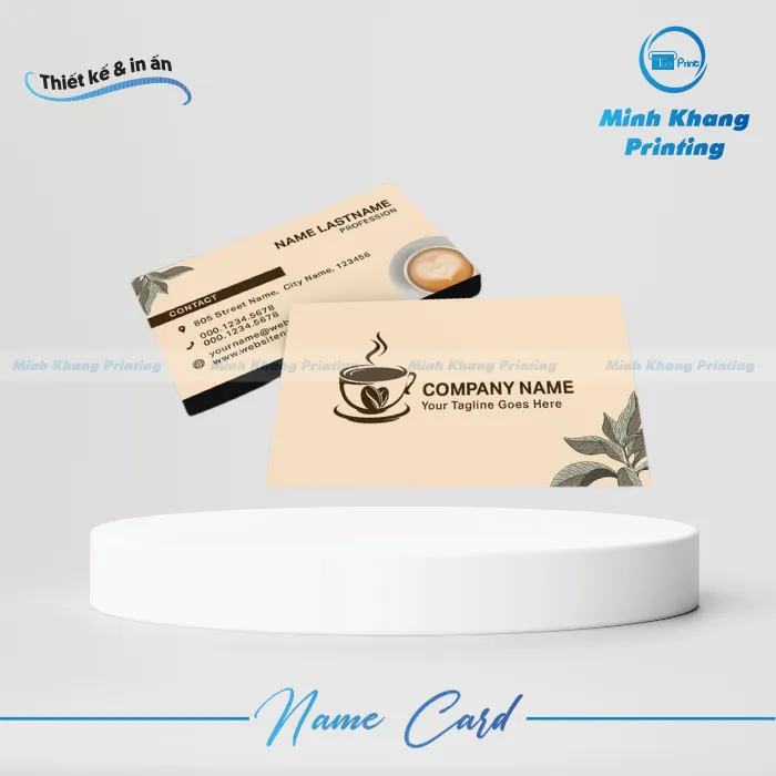 35+ Mẫu Name Card Coffee Đẹp, Thu Hút & Độc Đáo