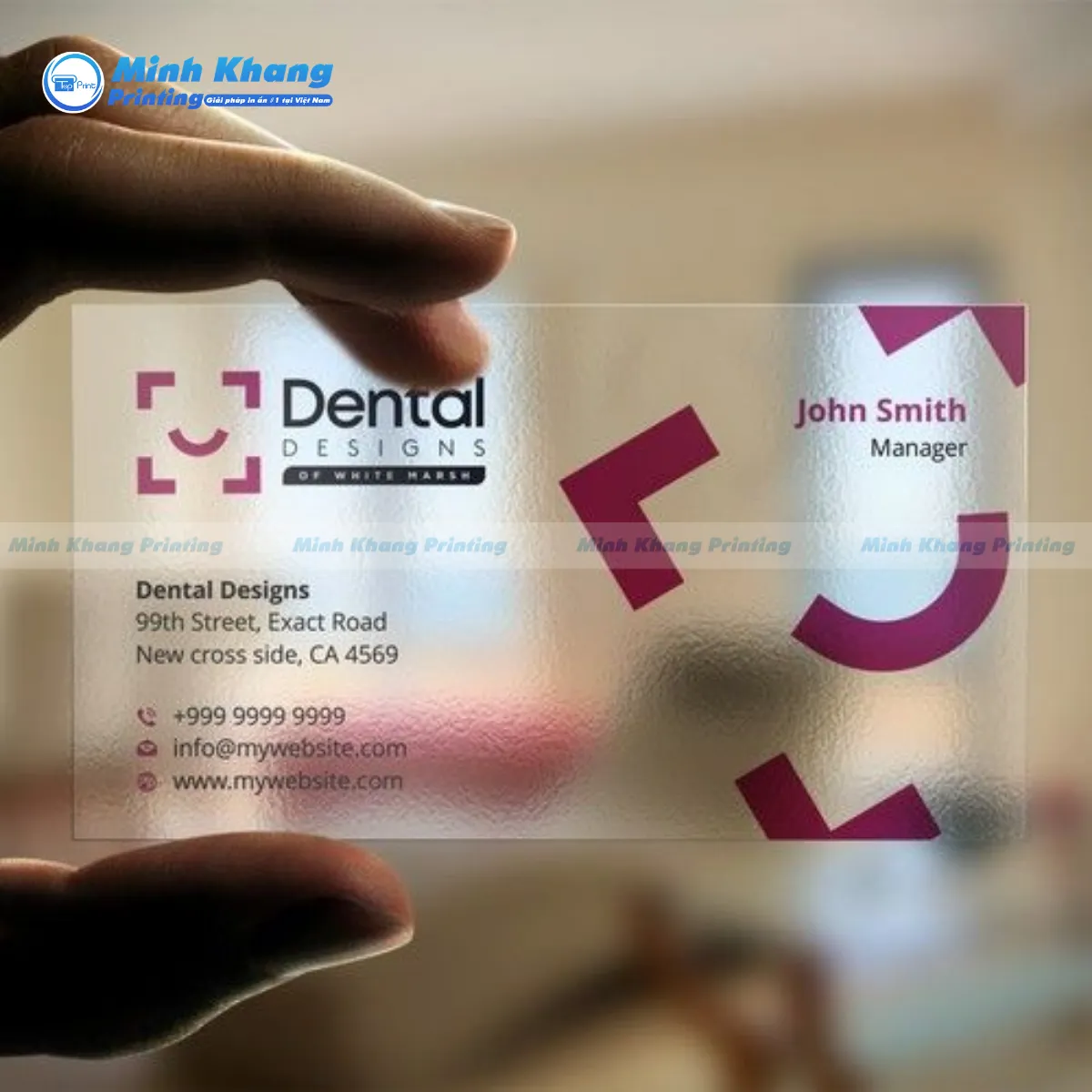 58+ Mẫu Name Card Nhựa Trong Suốt Đẳng Cấp & Khác Biệt