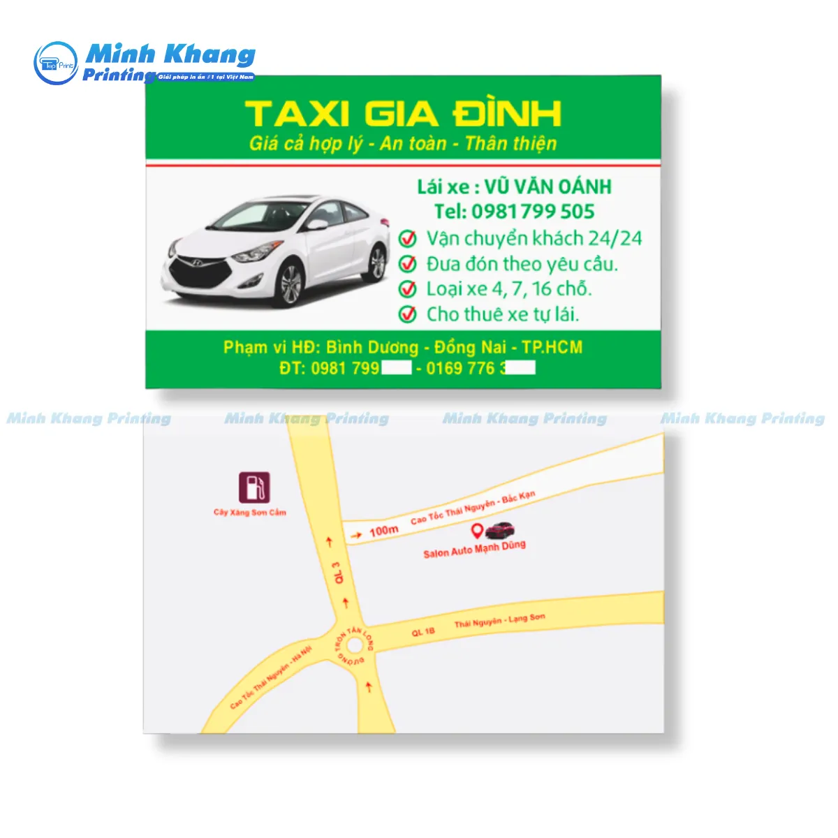 42+ Mẫu Name Card Taxi Chuyên Nghiệp & Độc Đáo