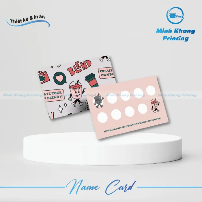 101+ Mẫu Name Card Trà Sữa Đẹp & Thẻ Tích Điểm Độc Đáo