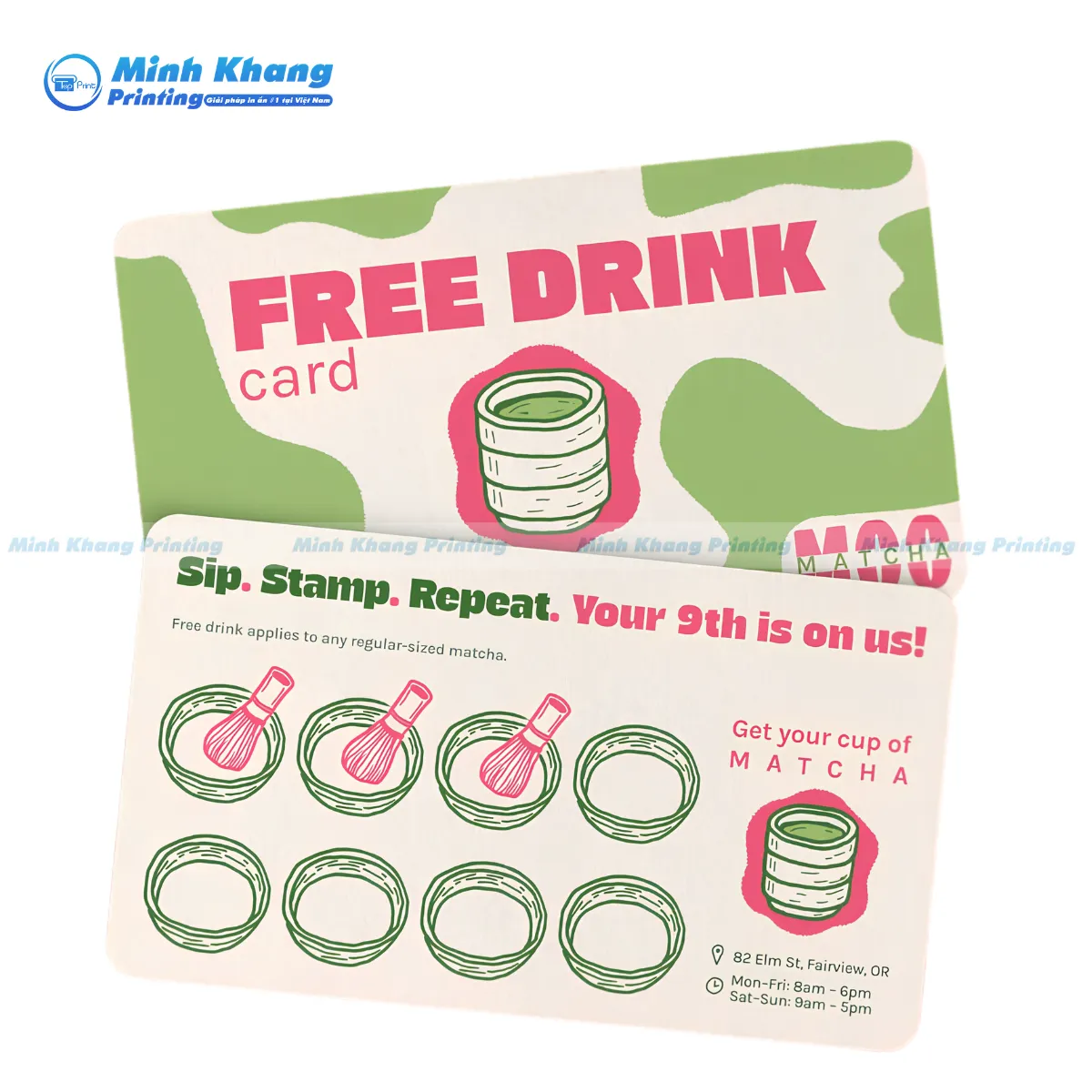 101+ Mẫu Name Card Trà Sữa Đẹp & Thẻ Tích Điểm Độc Đáo