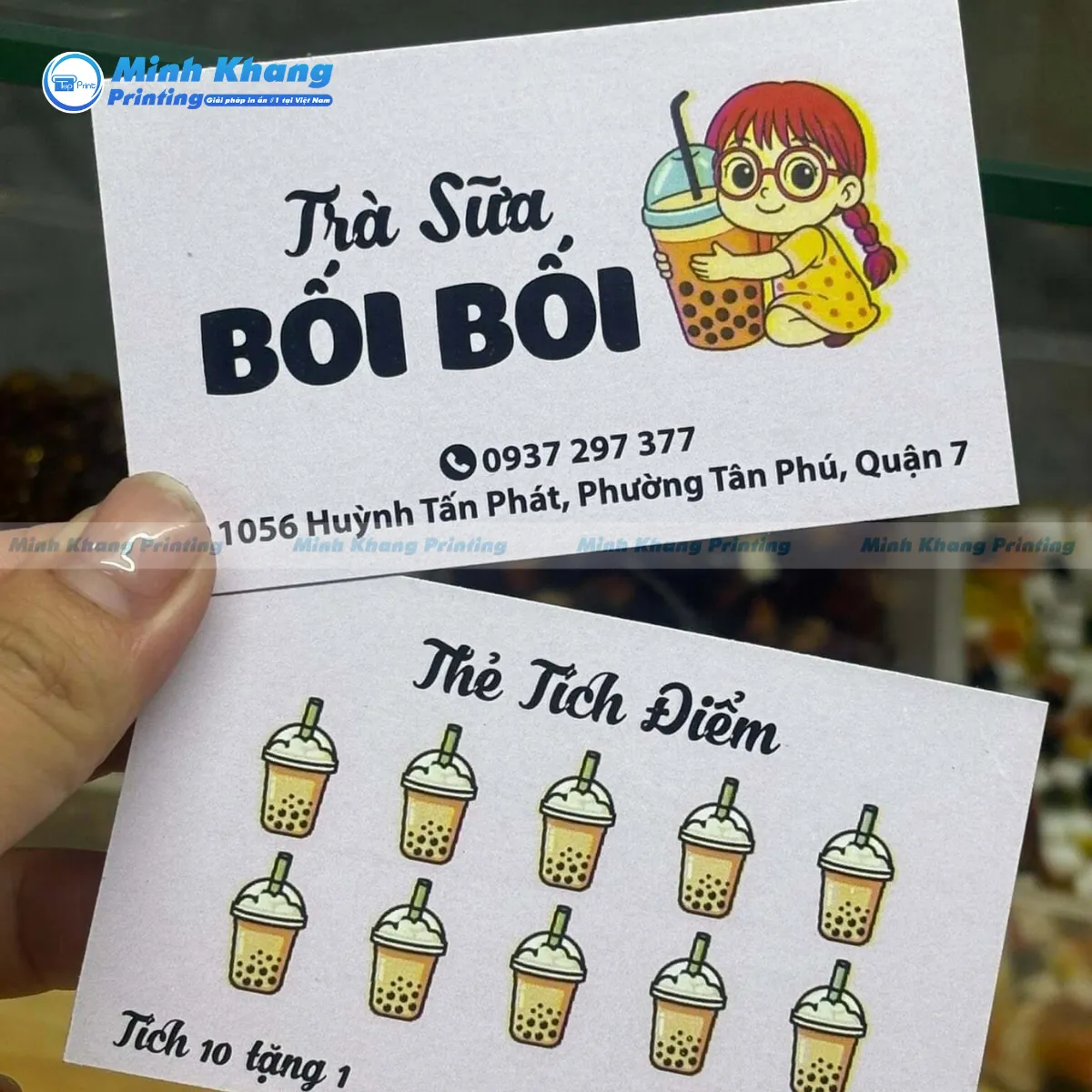 101+ Mẫu Name Card Trà Sữa Đẹp & Thẻ Tích Điểm Độc Đáo