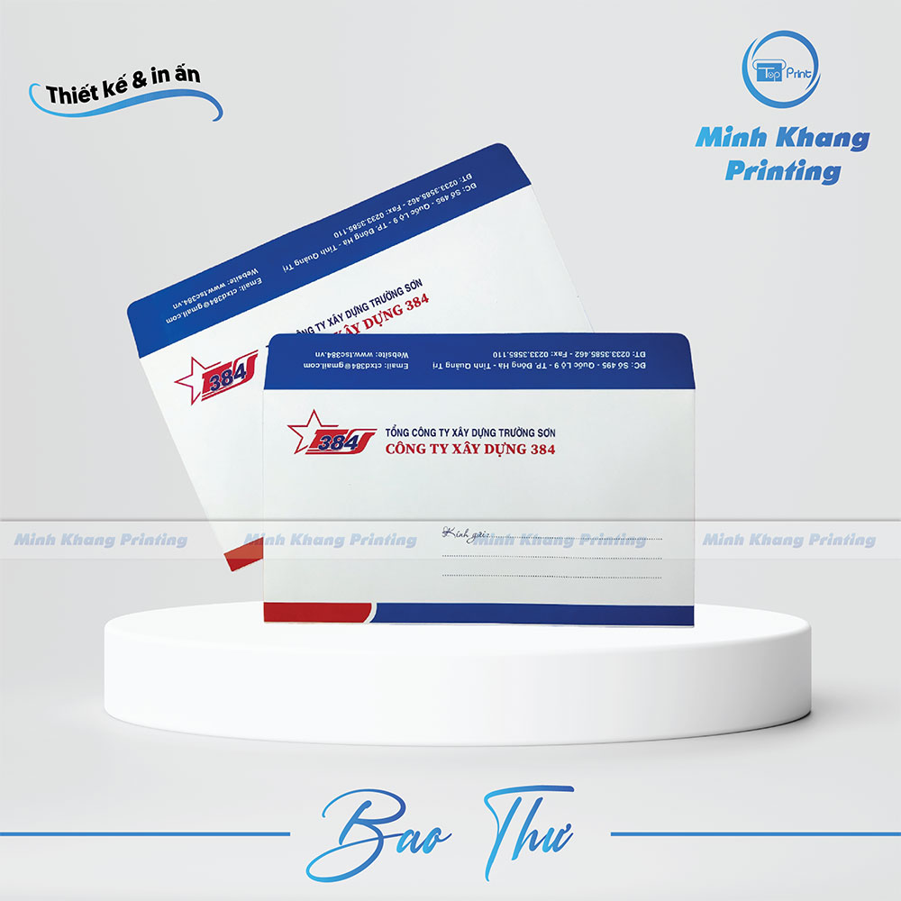 Kích Thước Phong Bì Bưu Điện Phổ Biến