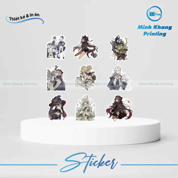 100+ Mẫu Sticker Anime Cute, Kawaii, Ấn Tượng Cho Otaku