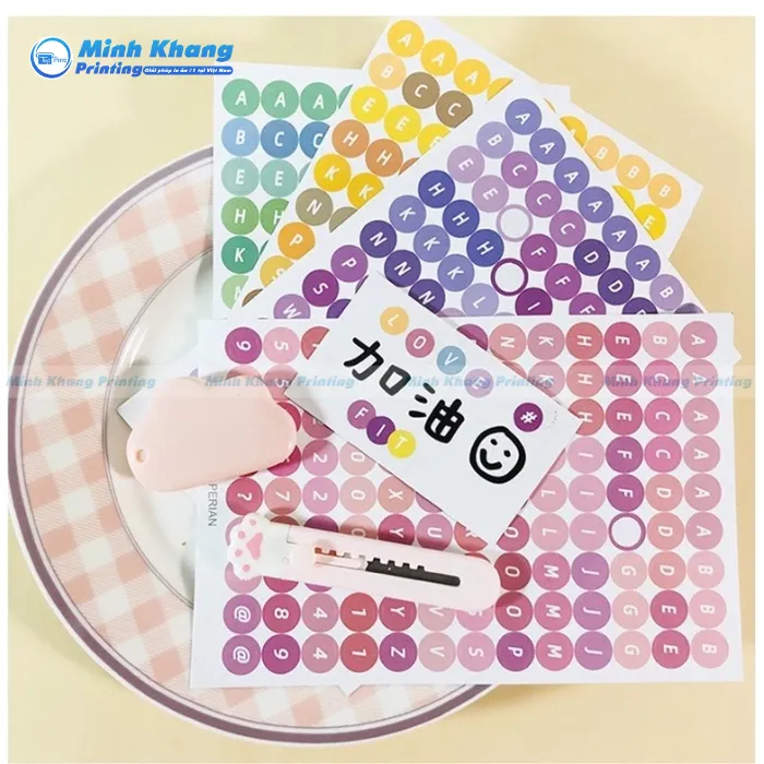 25+ Mẫu Sticker Chữ Cái Đẹp, Dễ Thương & Độc Đáo