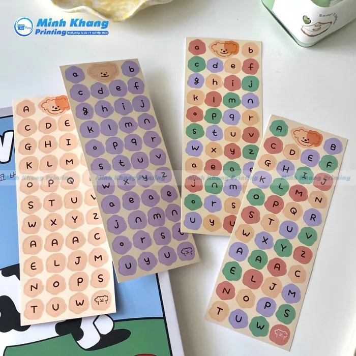 25+ Mẫu Sticker Chữ Cái Đẹp, Dễ Thương & Độc Đáo