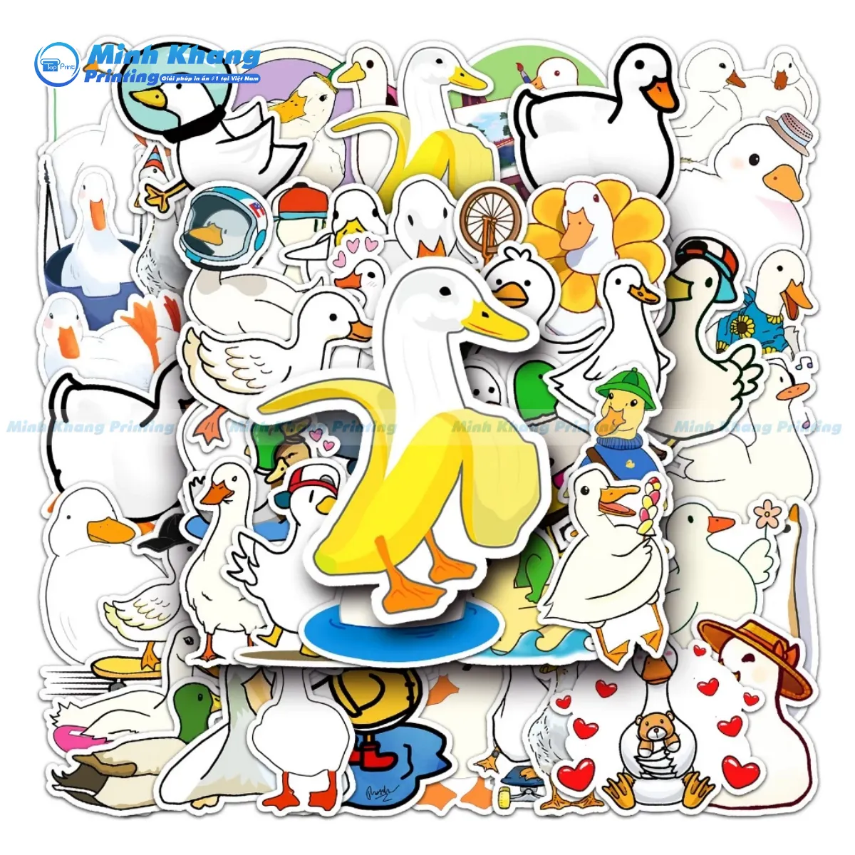 99+ Mẫu Sticker Con Vịt Cực Hot, Cute & Hài Hước