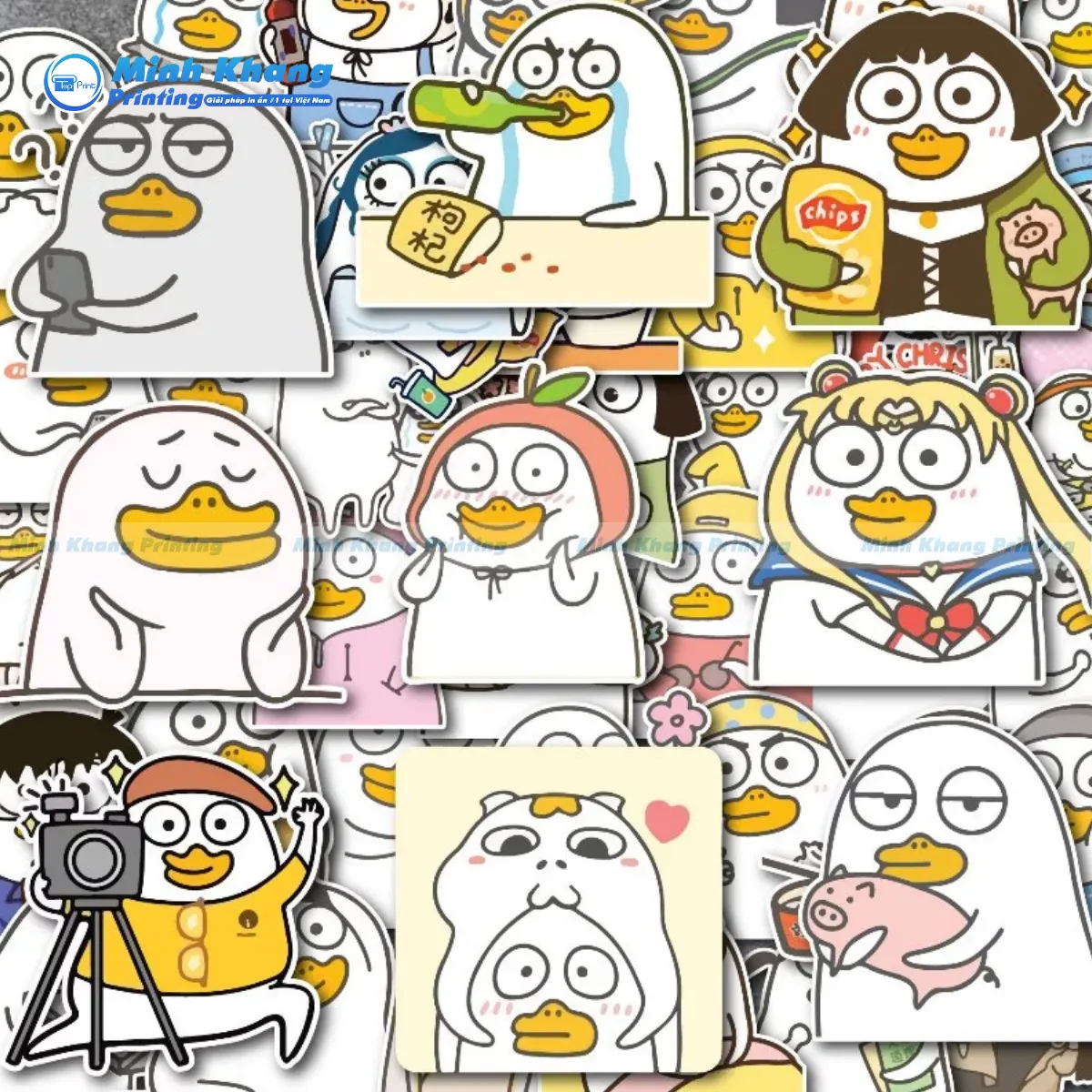 99+ Mẫu Sticker Con Vịt Cực Hot, Cute & Hài Hước