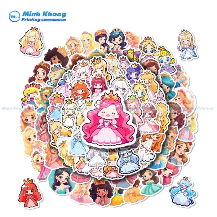 88+ Mẫu Sticker Công Chúa, Princess Stickers Đẹp & Xinh Xắn