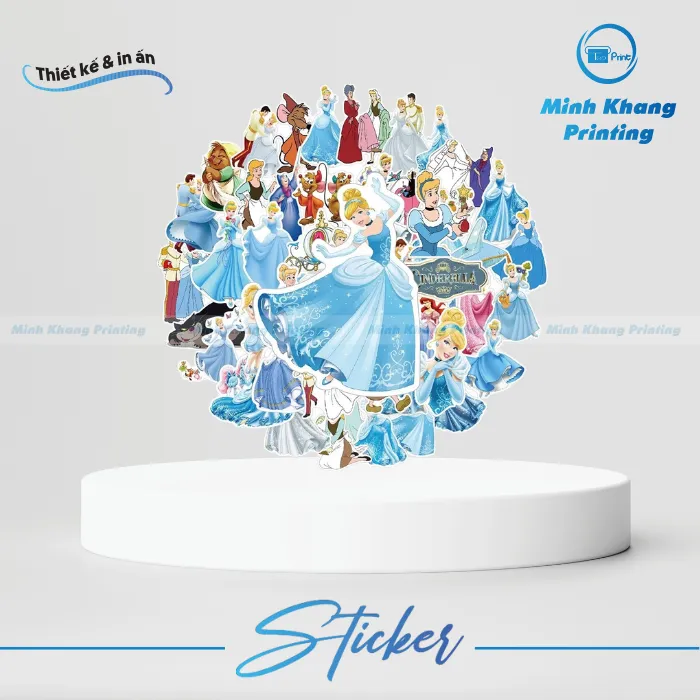 88+ Mẫu Sticker Công Chúa, Princess Stickers Đẹp & Xinh Xắn