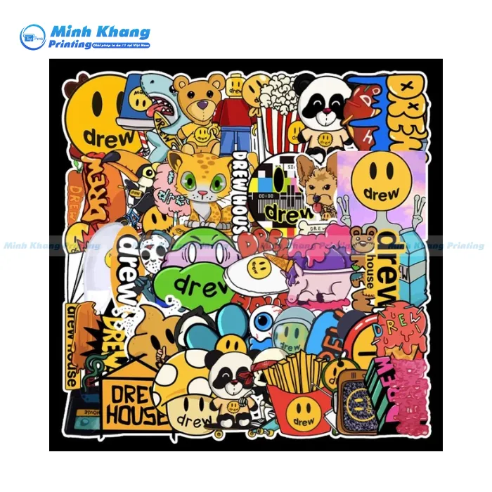 25+ Mẫu Sticker Dán Mũ Bảo Hiểm, Helmet Stickers Cute