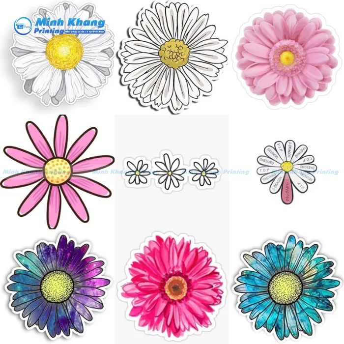 99+ Mẫu Sticker Hoa Cute, Đẹp & Đầy Sắc Màu