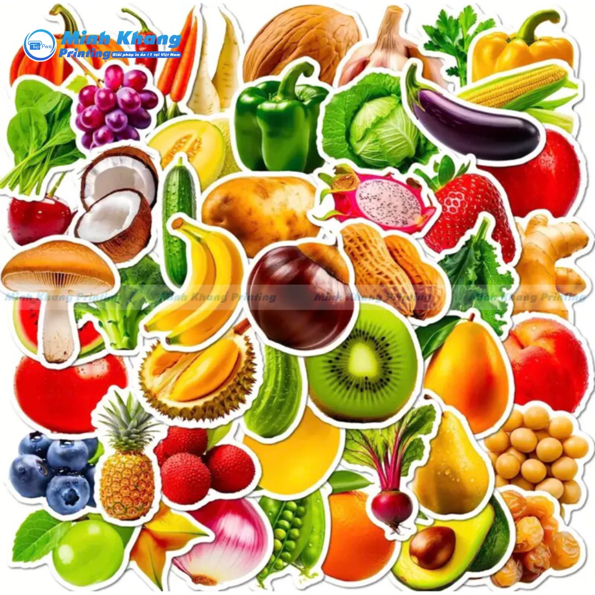 80+ Mẫu Sticker Hoa Quả Đa Dạng Cute & Xinh Xắn