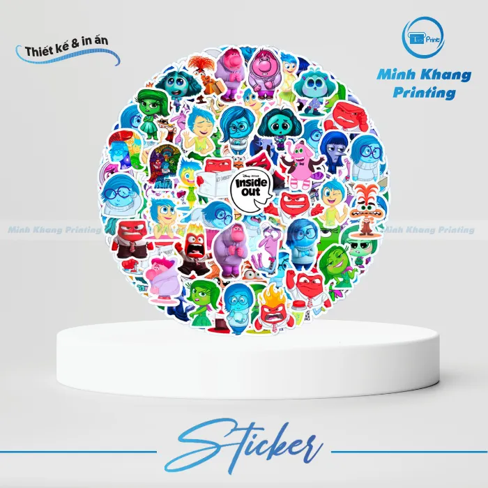 79+ Mẫu Sticker Inside Out 2 Cảm Xúc Đáng Yêu