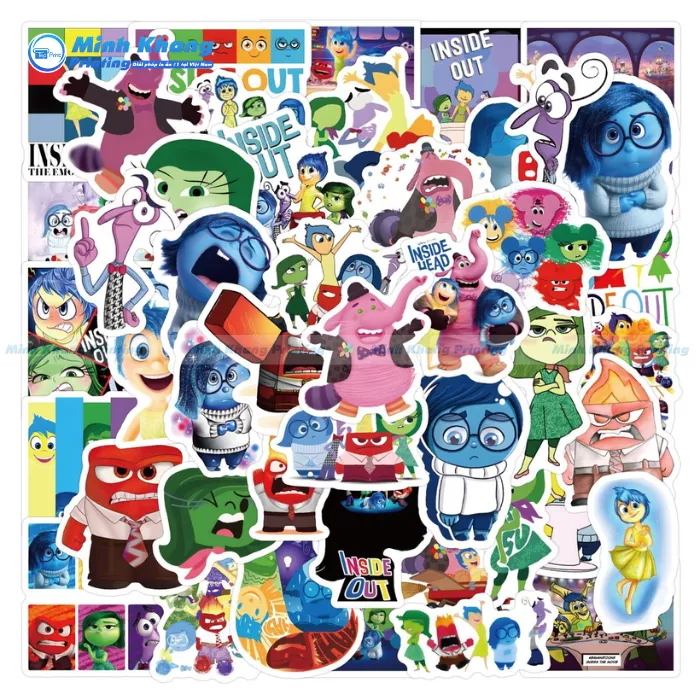 79+ Mẫu Sticker Inside Out 2 Cảm Xúc Đáng Yêu