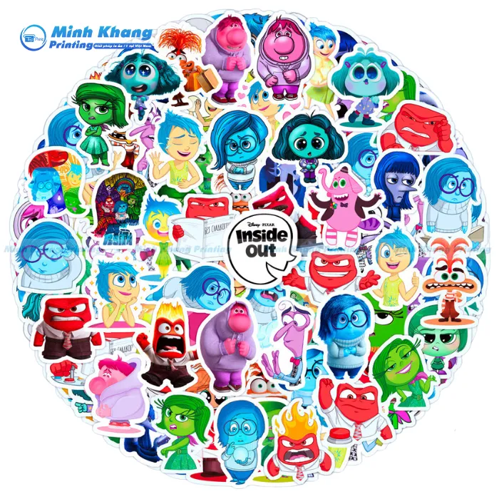79+ Mẫu Sticker Inside Out 2 Cảm Xúc Đáng Yêu