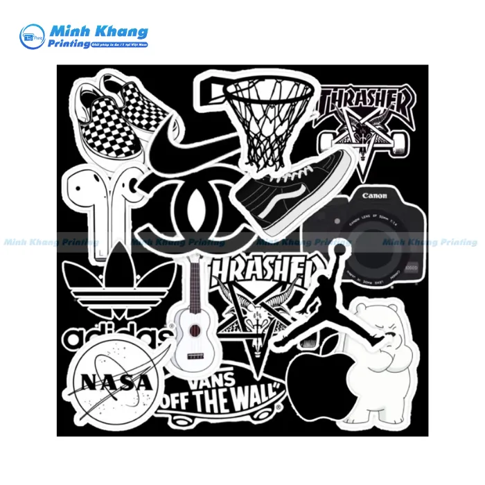 40+ Mẫu Sticker Không Màu Trang Trí Độc Đáo & Ấn Tượng