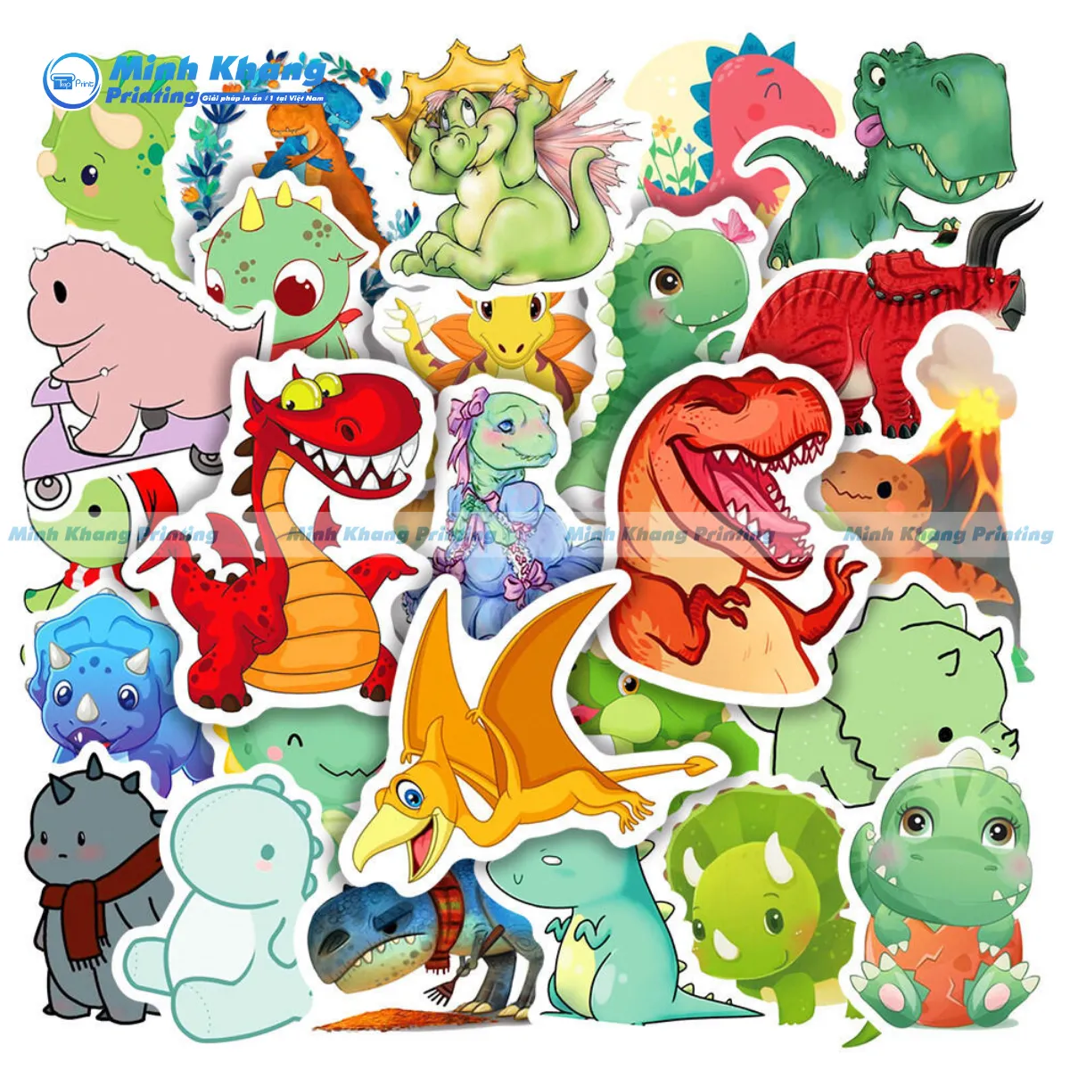 55+ Mẫu Sticker Khủng Long, Dinosaur Stickers Đẹp & Chất
