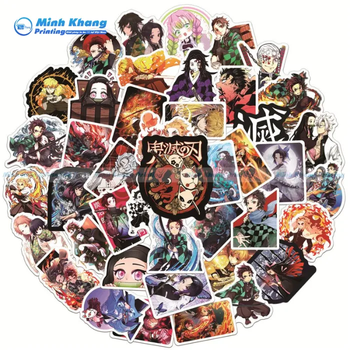 99+ Mẫu Sticker Kimetsu no Yaiba Đặc Sắc & Ấn Tượng