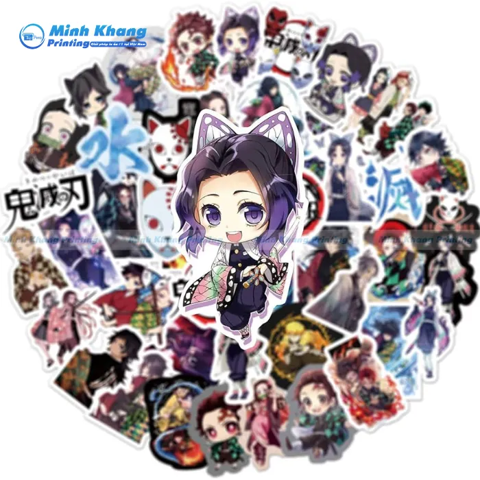 99+ Mẫu Sticker Kimetsu no Yaiba Đặc Sắc & Ấn Tượng