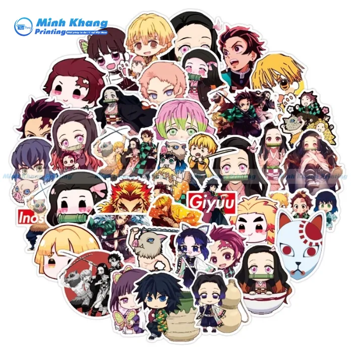 99+ Mẫu Sticker Kimetsu no Yaiba Đặc Sắc & Ấn Tượng