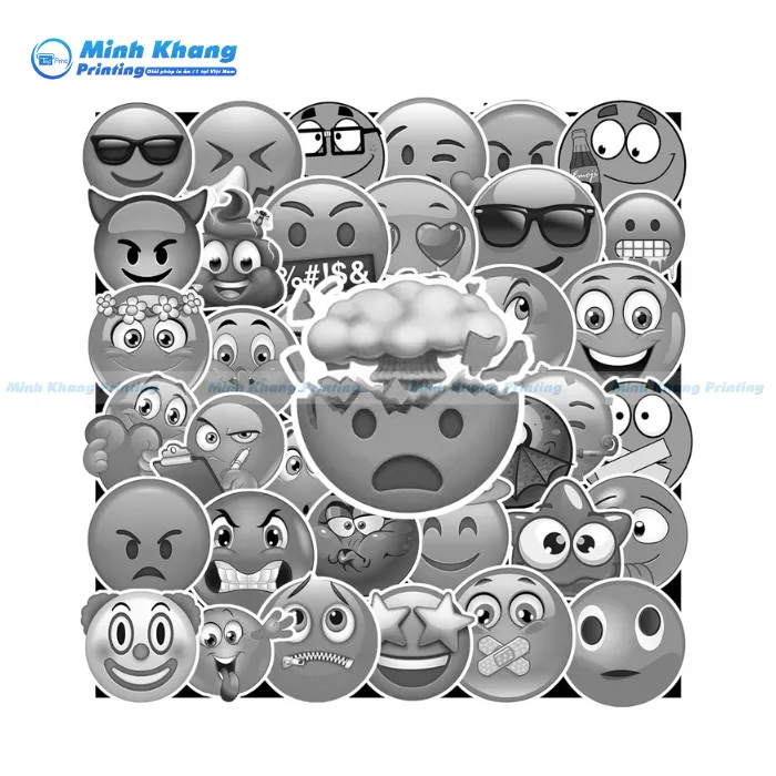 50+ Mẫu Sticker Mặt Cười, Smiley Face Stickers Mới & Độc Đáo