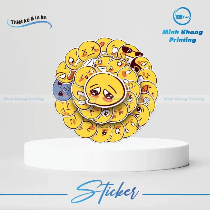 50+ Mẫu Sticker Mặt Cười, Smiley Face Stickers Mới & Độc Đáo